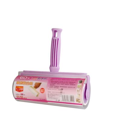 16cm Large Surface Lint Roller with 7 Refills 420 Sheets Pet Hair Remover Paper Sticky Hair Roller for Pet Hair Clothes Furniture Rodillo quitapelusas Fur Removal Tool Purple