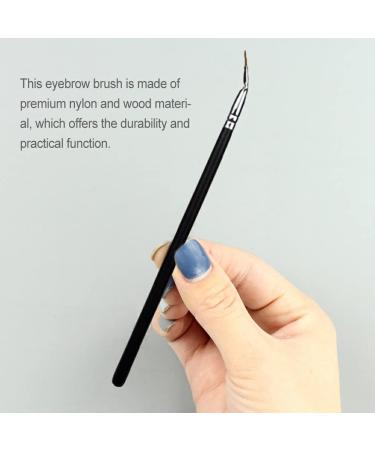 Dajidafu Eyebrow Brush Wood Handle Brow Brushes Professional Foundation Face Shaping Exquisite Multifunctional Angled Eyeliner - Buy Online on SooperMarket.com
