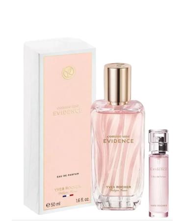 Yves Rocher Comme une Evidence Eau de Parfum 50 ml./1.7 fl.oz. and Comme une Evidence Travel Size 10 ml./0.3 fl. oz. (Set)