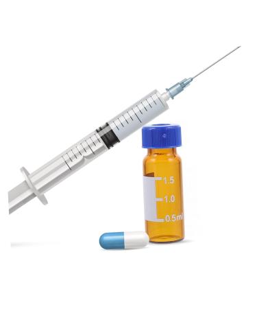 PLAFOPE 200 Pcs Sampling Bottle Borosilicate Sample Vial with Graduation Clear Container Liquid Sampling Transparent Clear Hplc Vial Laboratory Glass With Cover Reagent Bottle 1X1cmx2pcs As Shownx2pcs - Buy Online on SooperMarket.com