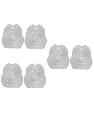 EXCEART Peach Mold 6 Pcs Vegetable Shaping Mold Fruit Transparent Forming Mould Adorable Forming Mold Modeling Pumpkin