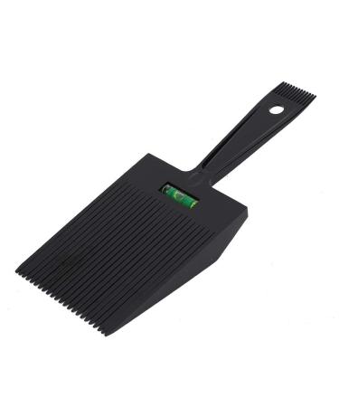 Mens Hair Clippers Flat Top Guide Comb Haircut Comb Electric Cordless Hair Trimmer Barber Shop Hairstyle Tool with Ergonomic Design for Professional or Home Usage Black