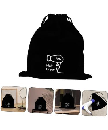 Baluue 2pcs Velvet Bag Hair Dryer Bag Hair Curler Travel Bag Hair Dryer Travel Pouch Hair Tools Travel Bag Travel Makeup Bag Travel Bag for Blow Dryer and Hair Tools Blow Dryer Bag 30.00X26.00X0.50CM Black - Buy Online on SooperMarket.com