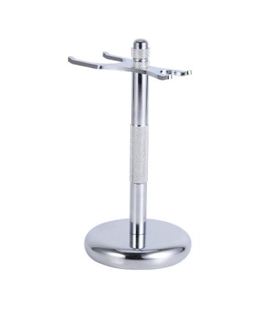 Premium Aluminum Shaving Brush Stand - Durable Holder Rack for Grooming Tools | 15cm x 7cm | Fast International Shipping - Buy Online on SooperMarket.com