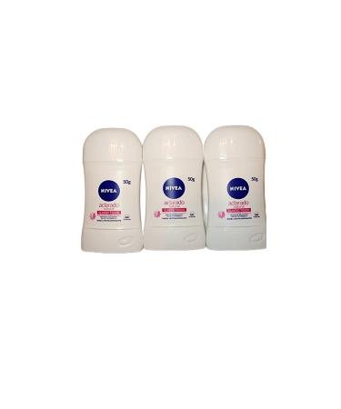 Nivea Aclarado Natural Barra Solid Stick Whitening Deodorant 3 Sticks