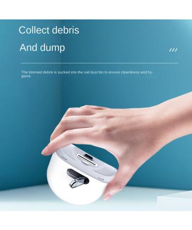 HLELU USB Electric Nail Clipper Cutter with LED Light 2-Speed Automatic Nail Grinder Trimmer for Baby Adult Mini Manicure Tool - Buy Online on SooperMarket.com