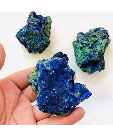 1pc 150g-200g Natural Blue Crystals Stones unpolished Rough Azurite Specimen Chakra Reiki Balancing - Buy Online on SooperMarket.com