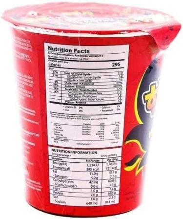 CNMART Samyang Double Spicy Extremely Hot Chicken Flavour Challenge Noodle Cup Halal 70g (Pack of 12) - Buy Online on SooperMarket.com