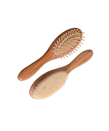 KALLORY 1 Set Bath Accessories Set Hair Massager Wooden Hair Comb Hair Scalp Massager Baby Bath Scrubber Wooden Baby Bath Brush Hair Brush for Baby Hairbrush Massage Brush Bath Products