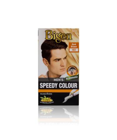 Bigen Men's Speedy Permanent Hair Colour Dark Brown