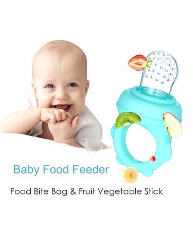 Xiaoxin Baby Food Feeder Pacifier Tooth Relief for Toddlers | S/M/L Silicone Tissue | 2-Pack for Easy International Shipping - Buy Online on SooperMarket.com