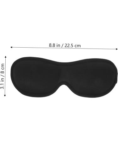 Angoily Blinder 3D Stereo Goggles Eyes Memory Foam Fabric Miss Eyepads - Buy Online on SooperMarket.com