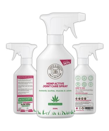 Hemp Active Joint Care Spray | Instant Soothes Muscle & Joint | Quick Absorb | 100% Cruelty Free Vet Recommended | Best For Dogs And Horses | Amazing Essential Oil Embrocation