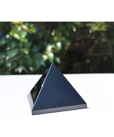 40mm Black Obsidian Pyramid Crystal Stone - Stones - Chakra Reiki Balancing - Buy Online on SooperMarket.com