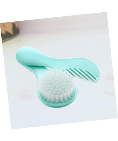 STAHAD Newborn Bath Kit - Baby Toddler Friendly Hair Accessories Set with Comb, Brush, and Massage Bristles - Safe and Easy Plastic Bathing Tools - Buy Online on SooperMarket.com
