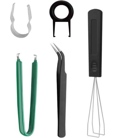 JSGHGDF 5 in 1 Computer Mechanical Keyboard Tool Set with Keycap Puller Switches Extractor and Anti-Static - Buy Online on SooperMarket.com