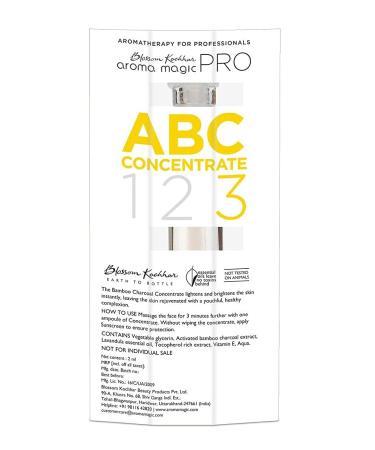 Aroma Magic Bamboo Charcoal Facial Kit | Multi-Use 3 Steps Skincare Set | Cleanser Peel Off Mask & Concentrate | Oil Control & Pore Tightening - Buy Online on SooperMarket.com