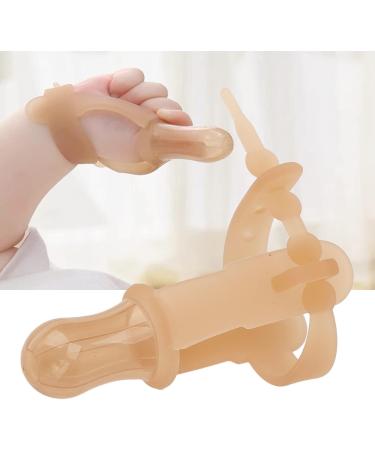 Baby Thumb Sucking Stop Finger Protector Effective Thumb Sucking Treatment to Prevent Finger Sucking (Brown) International Shipping Available - Buy Online on SooperMarket.com