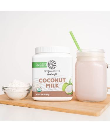 Organic Sunwarrior Coconut Milk Powder with MCT - 358g | Vegan, Keto, Paleo, Gluten-Free Coffee Creamer | Sugar-Free, Dairy-Free, Shelf Stable - Buy Online on SooperMarket.com