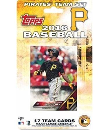 Pittsburgh Pirates 2016 Topps MLB Baseball Factory Sealed Special Edition 17 Card Team Set with Andrew McCutchen Russell Martin Plus