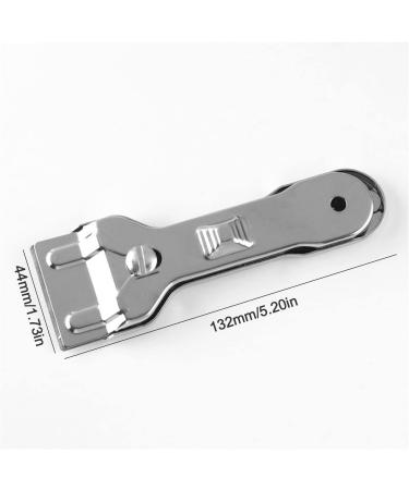 BUKISA Glass Cooktop Scraper Stove Top Cleaner Paint Remover - Home Supplies Kitchen Cleaners for Floor Tile Oven Doors Glass Window Decontamination Scraper*1 + Replacement Blade*5 (B - Buy Online on SooperMarket.com