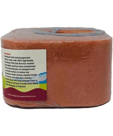 Compressed Himalayan Animal Horse Lick 2.5 KG | Natural Pink Salt with strong hanging Rope Suitable for all Animals 2.5 kg Salt l Product from Pakistan - Buy Online on SooperMarket.com