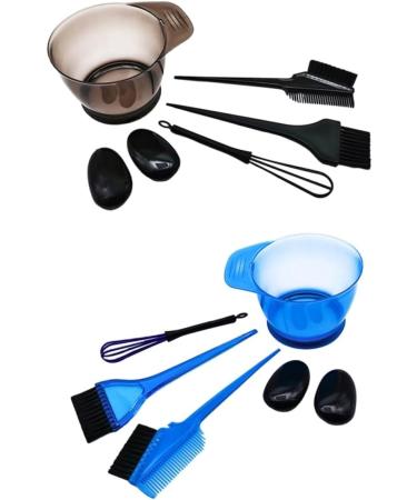 FRCOLOR 4 Sets Hairdressing Ear Cover Set for Mixing Hair Colours Hair Dye Mixing Bowls Hair Dye Brush and Bowl Hair Dye Set Hair Dye Brush Accessories Baking Oil - Buy Online on SooperMarket.com