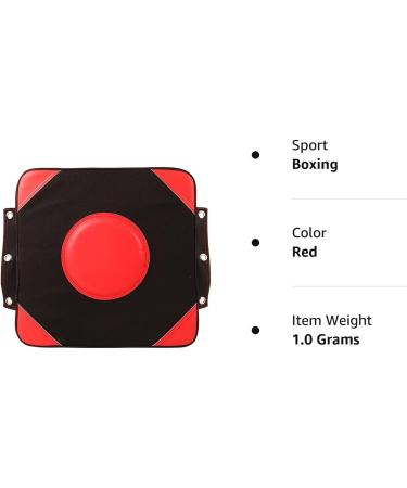 Quiet Punch Doorway Punching Bag - Red | PU Leather, Canvas, High Elastic Sponge Wall Pad for Key Target Training - Buy Online on SooperMarket.com