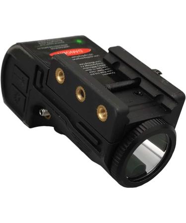 Laswin Tactical Flashlight with Red Laser Sight Combo | Magnetic Charging | for Handguns, Pistol, Glock, Rifles, Shotguns - Buy Online on SooperMarket.com