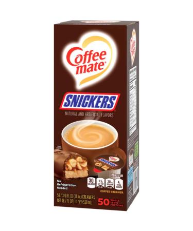 Snickers COFFEE MATE Liquid Creamer - 50 CARTONS