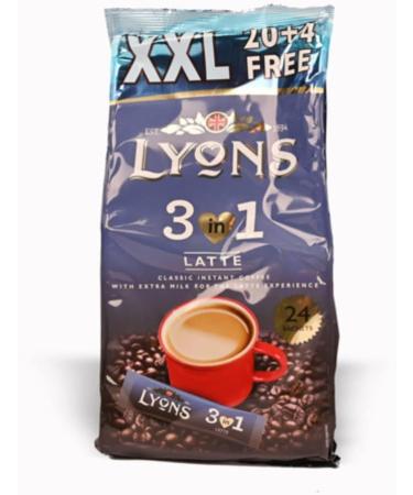 Lyons Premium Instant Coffee Bag Sachets | FabFinds Assorted Gift Mug (Latte 3in1 8X 24Sachets) - Buy Online on SooperMarket.com