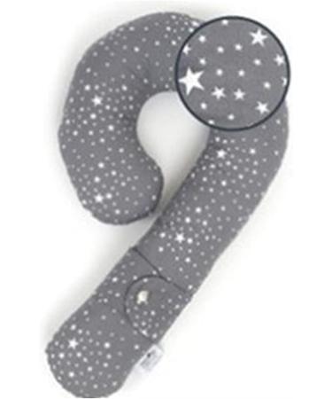 Kids Travel Neck Pillow - Soft U-Shape Head Support for Car Seat Safety - Grey - Buy Online on SooperMarket.com