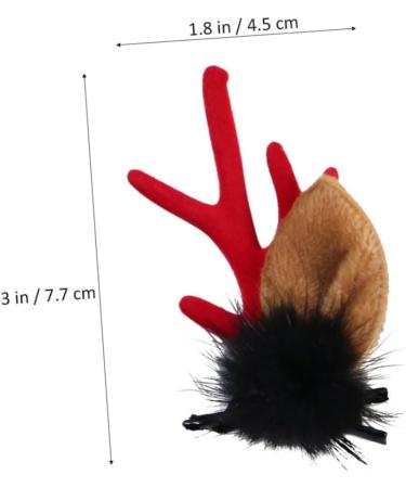 minkissy 2 Pairs Hair Clips Kids Hairpin Child Antlers Headband - Buy Online on SooperMarket.com