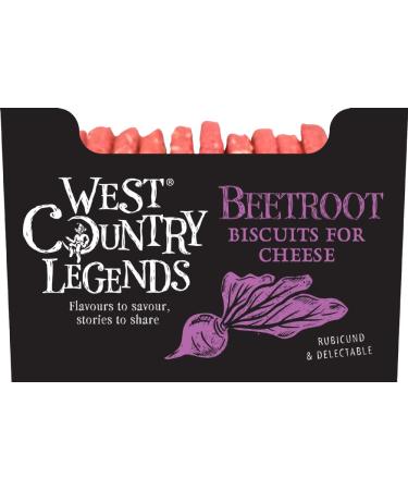 West Country Legends Beetroot Biscuits For Cheese 100g