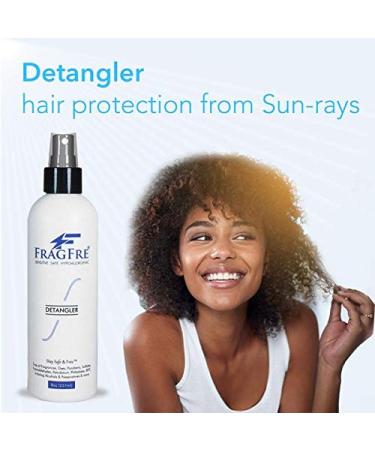 FRAGFRE Detangler 8 oz (2-Pack) - Fragrance-Free & Hypoallergenic Hair Detangler Set - Parabens Free - Leave-in Conditioner for Sensitive Skin - Vegan & Gluten-Free - Styling Heat Protectant - Buy Online on SooperMarket.com