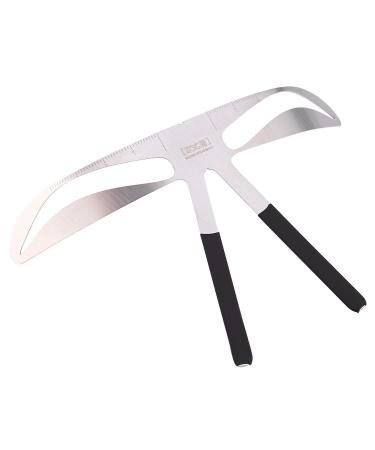 European Style Eyebrow Shaping Stencil Kit | Reusable Stainless Steel Template for Salon and Home Use - Buy Online on SooperMarket.com