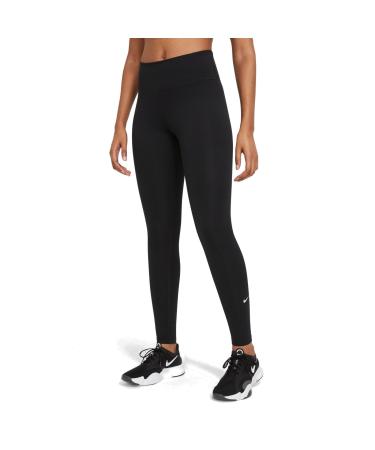 Nike Women's One Dry Fit Mr Leggings S Black-white