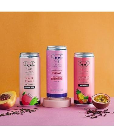 KAYTEA Pineapple Passionfruit and Hibiscus Ice Tea (1 x 330 mL) - Hibiscus Infusion - Pineapple and Passionfruit Flavours - Organic Certified & Natural Ingredients 1 x 330mL Pineapple Passionfruit - Buy Online on SooperMarket.com