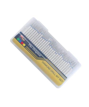 FRCOLOR 30pcs Nail Drill Tips Nail Art Tool Kit Manicure Drill Bits Diamond Drill Bits Manicure Tools and Equipment Nail Drill Bits Nail Grinding Head Sanding Removal Tool Clean