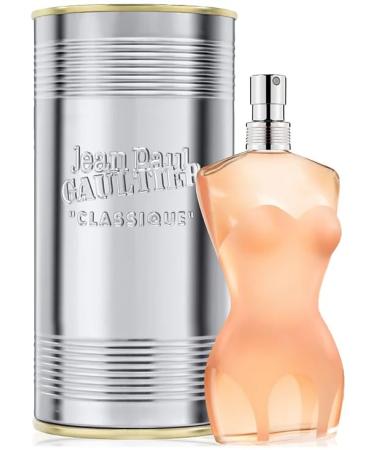 Jean Paul Gaultier Classique 2-Piece Set for Women (3.4 Oz Eau De Toilette Spray + 0.67 Oz Eau De Toilette Spray) 2.04 Ounce (Pack of 2)