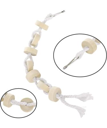 Yorgewd 7 Pack Bird Toys Natural Wood Small Bird Cage Toys Small Parrot Swing Chewing Toys for Budgies Small Parakeets Conures Love Birds Cockatiel Finches - Buy Online on SooperMarket.com