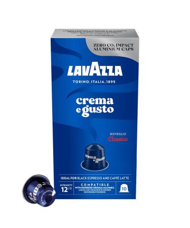 Nespresso Compatible Lavazza Crema & Gusto Classico 10 Aluminium Coffee Capsules (1)