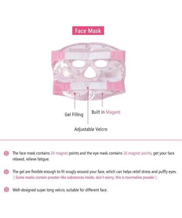 Professional Gel Bead Magnetic Stone Ice Face Cover | Elastic Gel Face Mask for Cooling & Comfort | International Shipping - Buy Online on SooperMarket.com