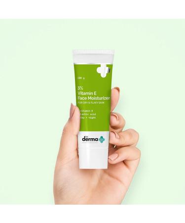 3% Vitamin E Face Moisturizer for Dry Skin | Hydrates & Nourishes | Non-Greasy & Lightweight | 3.53 Oz/100g | Ideal for Damaged Skin - Buy Online on SooperMarket.com