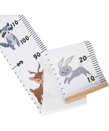 Xinzistar Canvas Nursery Height Chart for Kids | Wall Hanging Growth Ruler for Boys and Girls | Children's Bedroom Decoration (Animals) - Buy Online on SooperMarket.com