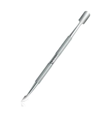 Wishbeauty Professional Stainless Steel Dual Tool Cuticle Pusher Double End Manicure Pedicure Nail Cleaner Gel Polish Remover