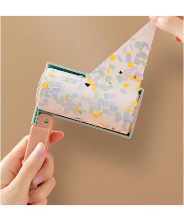 Pet Hair Lint Roller - 2 in 1 Sticky Hair Remover & Fluff Remover (300 Sheets 5 Refills) - Portable Fur Removal Tool for Sofa - Pink - Buy Online on SooperMarket.com