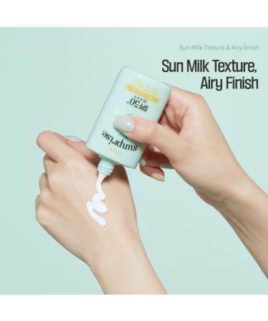 ETUDE HOUSE Sunprise Mild Airy Finish Sun Milk SPF50+ | PA+++ | Sebum-Free 100% Mineral Sunscreen - Buy Online on SooperMarket.com
