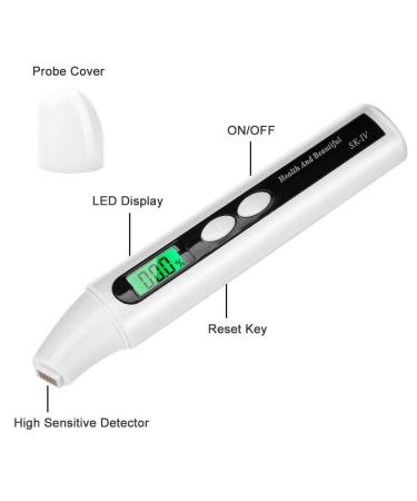 LCD Digital Skin Analyzer - 0 99.9% Face Oil Monitor & Tester | International Shipping - Buy Online on SooperMarket.com