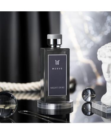 Merve Night Duke Premium Long Lasting Fragrance Luxury Scent For Men | Citrus Musk Amber - Buy Online on SooperMarket.com
